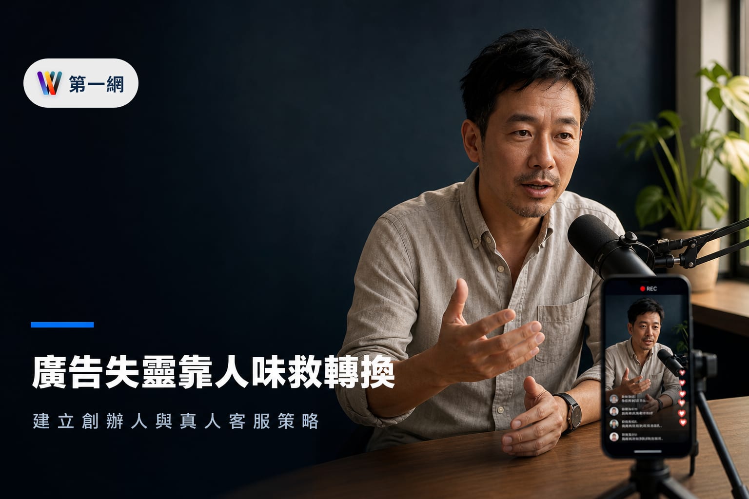 數位行銷捨棄純廣告投放:建立真人客服與創辦人 IP 以降低獲客成本
